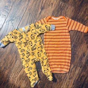 Gerber onesie Pj & Swaddle